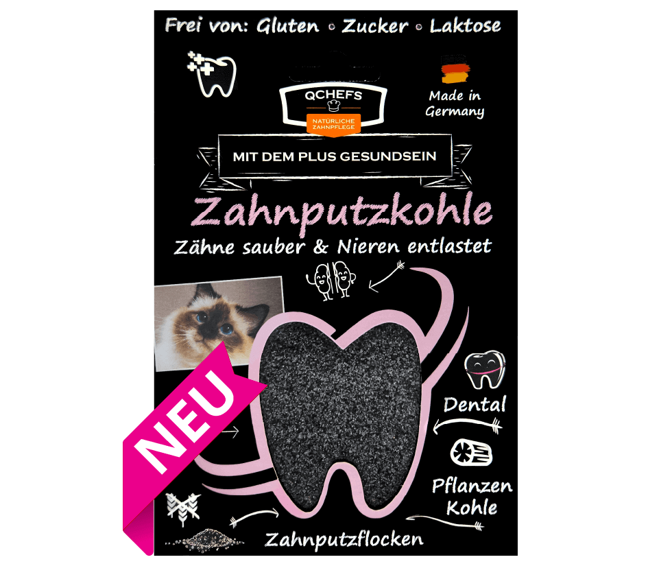 Zahnputzkohle Katze CH (20 Stück/VE)